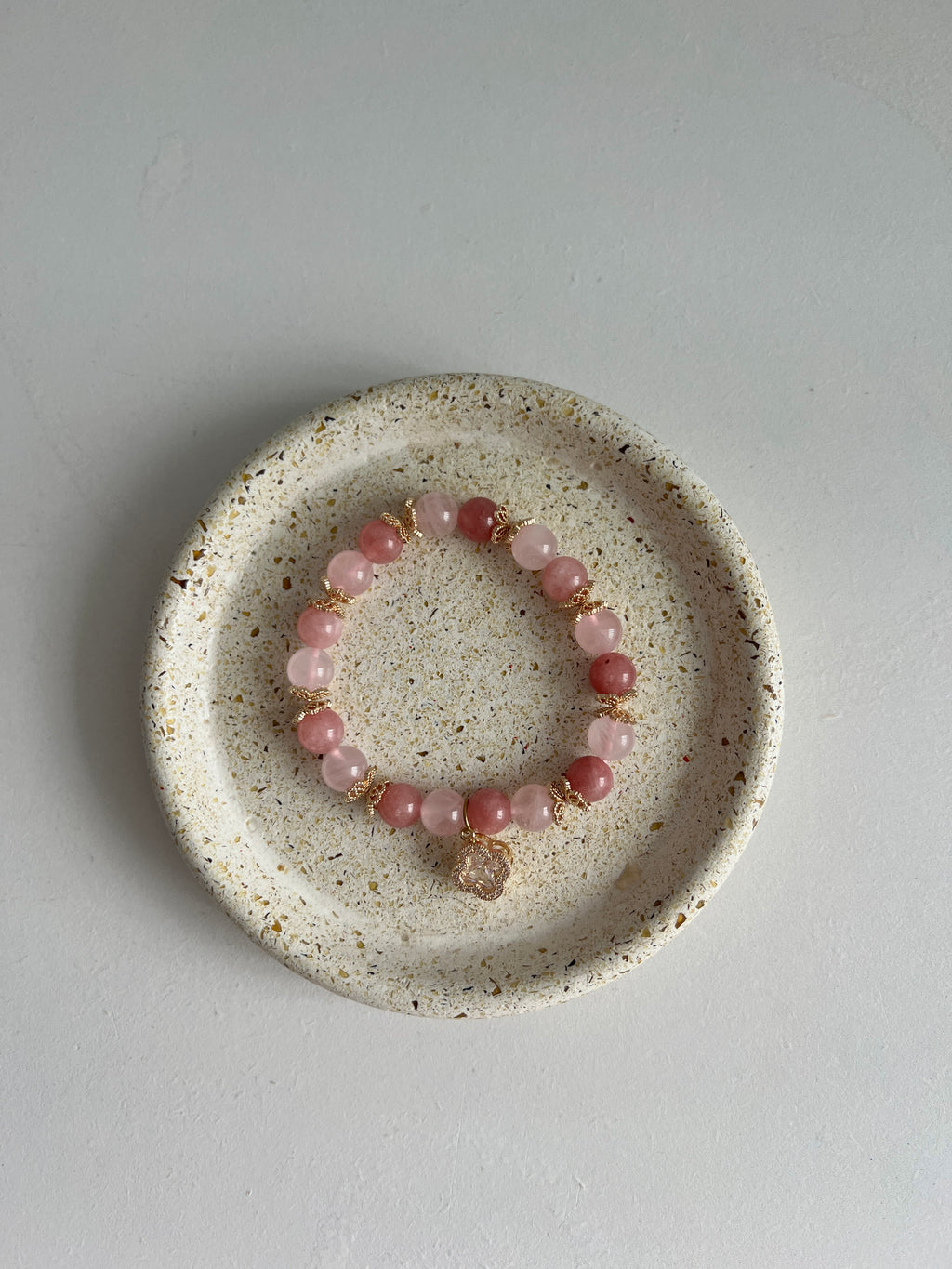 Petal Glow - Madagascar Rose Quartz and Pink Angelite