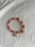 Petal Glow - Madagascar Rose Quartz and Pink Angelite