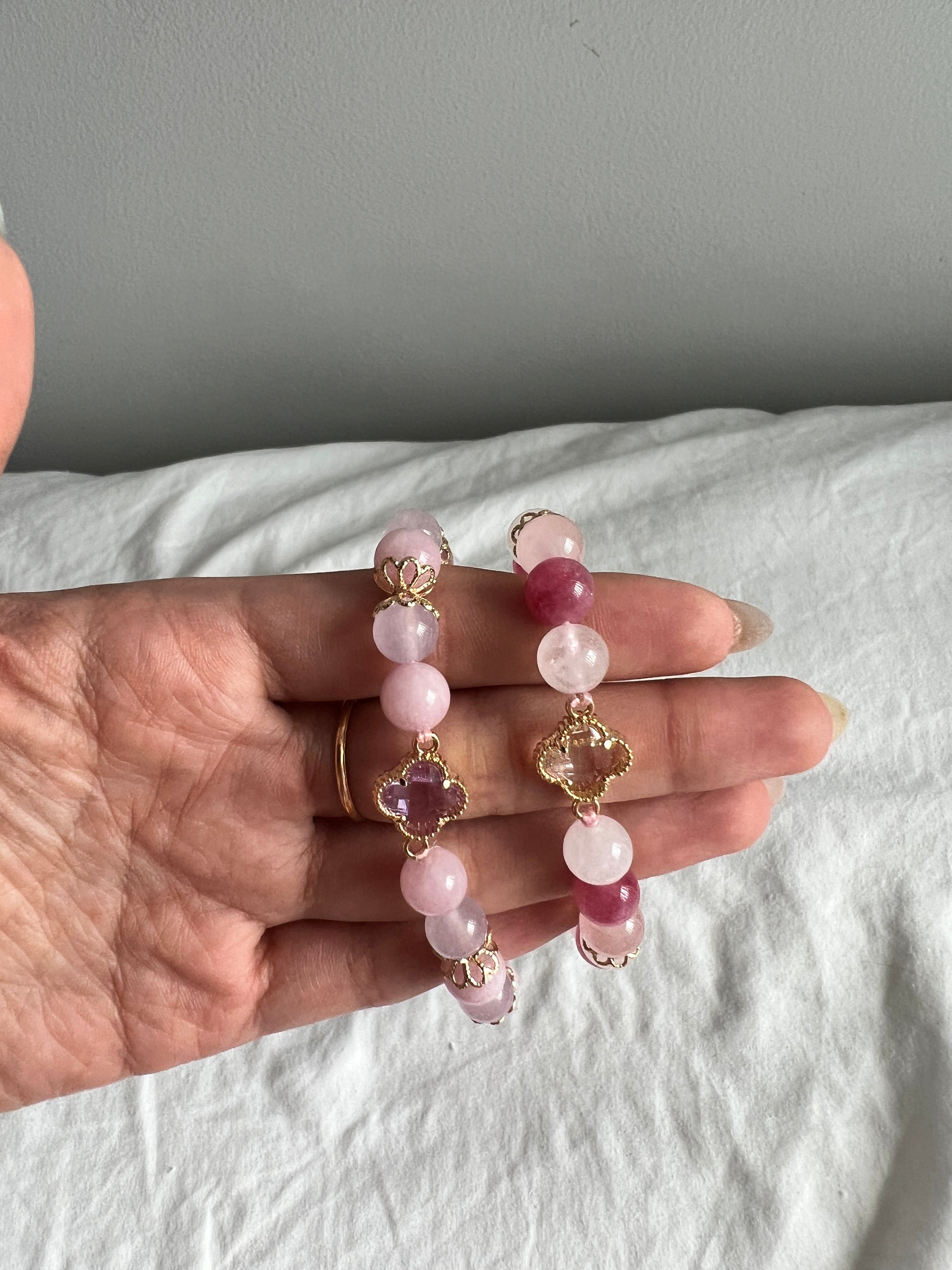 Mauve Muse - Violet Chalcedony and Kunzite