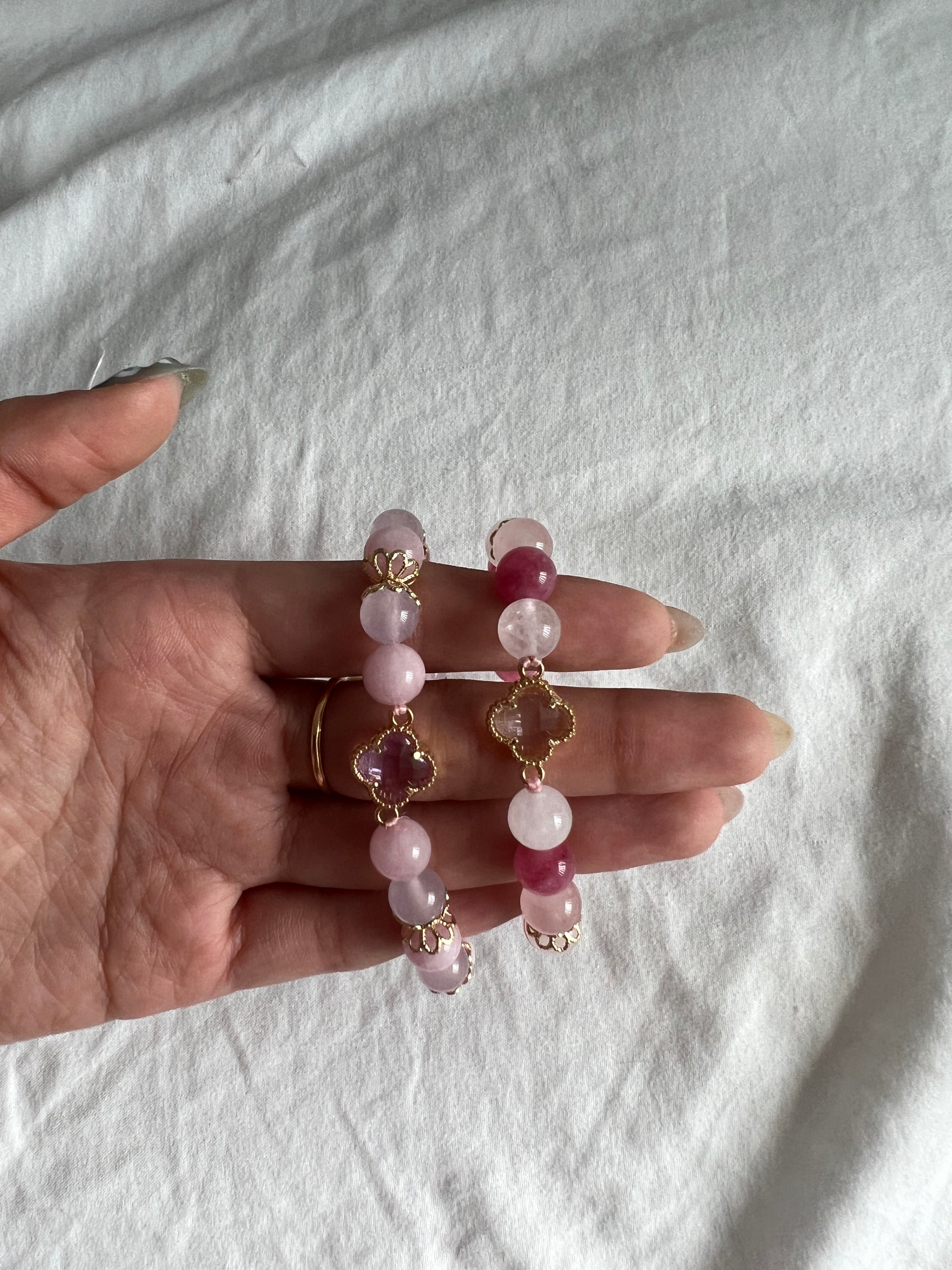 Mauve Muse - Violet Chalcedony and Kunzite